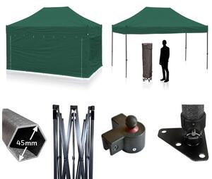 Nůžkový párty stan RedX® PROFI COMPOSITE 4,5x3 m (Kvalitní profesionální párty stan 4,5x3 m s kompozitovou konstrukcí - dostupný v 13 barvách a)