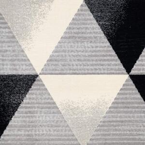 J-Line Kusový koberec GIRONA 2061 681 černý BARVA: Černá, ROZMĚR: 100x140 cm