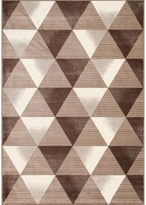 J-Line Kusový koberec GIRONA 2061 821 hnědý BARVA: Hnědá, ROZMĚR: 160x230 cm