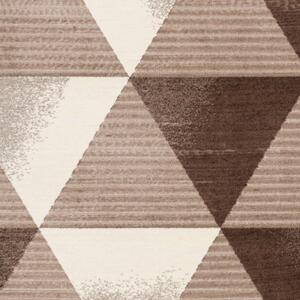 J-Line Kusový koberec GIRONA 2061 821 hnědý BARVA: Hnědá, ROZMĚR: 100x140 cm