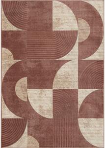 J-Line Kusový koberec GIRONA 2755 142 broskvový BARVA: Červená, ROZMĚR: 160x230 cm