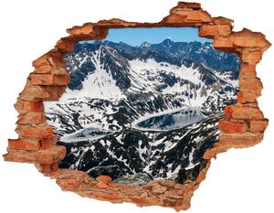Díra 3D ve zdi nálepka Jezero v Tatrách nd-c-157460493