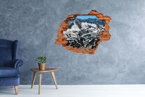 Díra 3D ve zdi nálepka Jezero v Tatrách nd-c-157460493