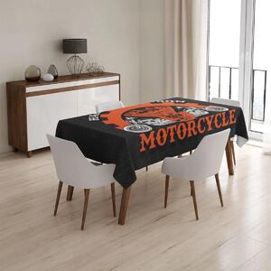 Sablio Ubrus Harley-Davidson motor Černé pozadí - 90x90 cm