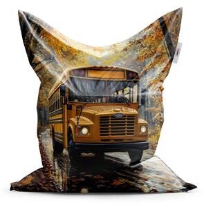 Sablio Sedací vak Žlutý školní autobus - 150x100 cm