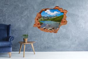 Díra 3D ve zdi nálepka Údolí Tatry nd-c-162291569