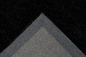 Lalee Kusový koberec Comfy 700 Black Rozměr koberce: 80 x 150 cm