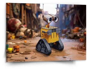 Sablio Obraz Wall-E robot Město - 150x110 cm