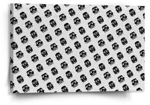 Sablio Obraz Star Wars Stormtrooper Pattern šikmý - 120x80 cm