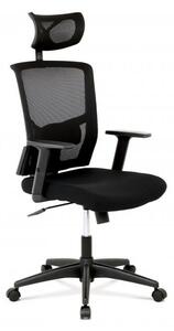 Kancelářská židle s podhlavníkem Autronic B1013 BK — černá