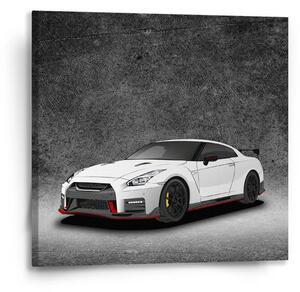 Sablio Obraz Nissan GTR 35 Šedý - 50x50 cm