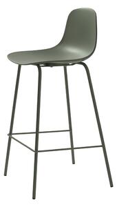 Khaki plastová barová židle (výška sedáku 67,5 cm) Whitby – Unique Furniture