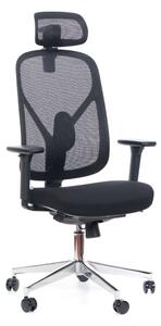 Kancelářská ergonomická židle Sego EPOQ - síťovaná záda, látka, černá