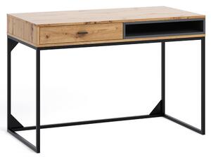OLIER a | psací stůl OL-01 | 120 cm | artisan/černá mat