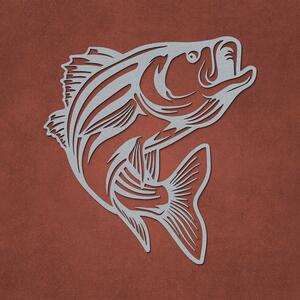 DUBLEZ | Dřevěný obraz ryby na zeď - Okoun