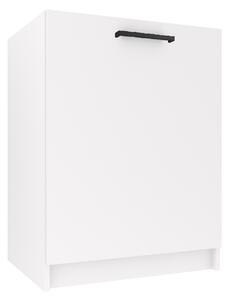 Kuchyňská skříňka Belini dřezová 60 cm bílý mat bez pracovní desky TOR SDZ60/0/WT/WT/0/B1
