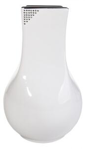 Váza BLAST 01 bílá / stříbrná