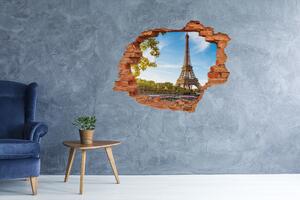 Fototapeta díra na zeď 3D Eiffelova věž Paříž nd-c-44313077