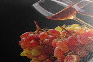 Obraz italské víno a hrozny
