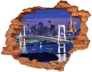 Fototapeta díra na zeď 3D Most v Tokiu nd-c-46506945