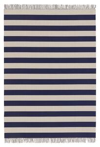 Koberec Big Stripe in/out: Béžovo-modrá 80x140 cm