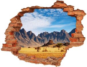 Díra 3D ve zdi nálepka Skály Namibie nd-c-5022604