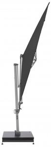 Knirps KNIRPS 320 x 320 cm - luxusní výkyvný zahradní slunečník s boční tyčí : Desén látky - Tmavě šedá