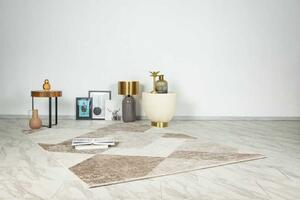 Lalee Kusový koberec Trendy 405 Beige Rozměr koberce: 80 x 150 cm