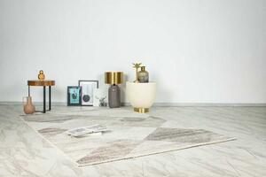 Lalee Kusový koberec Trendy 405 Beige-Silver Rozměr koberce: 80 x 150 cm