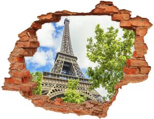 Fototapeta díra na zeď 3D Eiffelova věž Paříž nd-c-57097253
