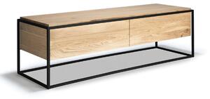 J&D TV stolek lowboard skříňka dub masiv SLOW Materiál: Dub bez prasklin, Délka: 160 cm