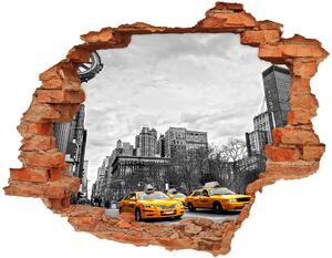 Foto fotografie díra na zeď Taxi New York nd-c-58379614