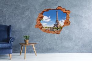 Fototapeta díra na zeď 3D Eiffelova věž Paříž nd-c-59254074