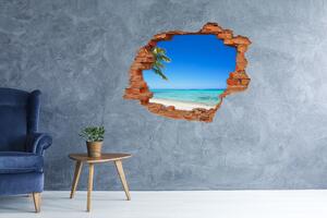 Nálepka fototapeta 3D výhled Tropická pláž nd-c-60645814