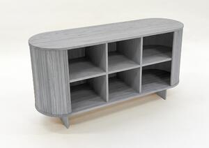 Komoda IRIS 150 - wave platinová/šedá