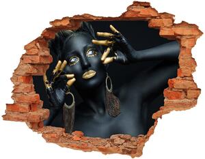 Fototapeta díra na zeď Žena v černém nd-c-61049843