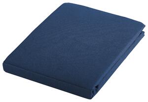 ELASTICKÉ PROSTĚRADLO, žerzej, tmavě modrá, 100/200 cm Bio:Vio - Prostěradla, Online Only