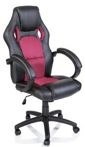 Tresko Herní židle Racing Black - Pink