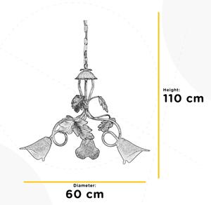 ONLI - Lustr na řetězu MARILENA 3xE14/6W/230V