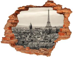 Fototapeta díra na zeď 3D Eiffelova věž Paříž nd-c-62561428