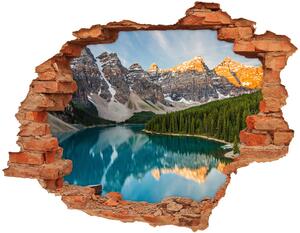 Samolepící díra na stěnu Jezero v horách nd-c-63212991