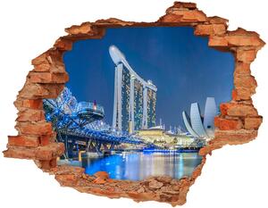 Nálepka fototapeta 3D na zeď Singapur noc nd-c-63023260