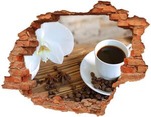 Nálepka 3D díra Šálek kávy nd-c-63333630