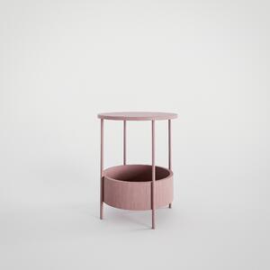 Odkládací stolek APOLO - soft pudrová/růžová