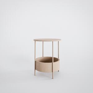 Odkládací stolek APOLO - soft perlová/krémová