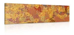 Obraz abstrakce ve stylu G. Klimta - 150x50 cm