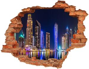 Nálepka fototapeta 3D výhled Dubaj noc nd-c-64879724