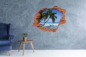 Nálepka fototapeta 3D výhled Tropická pláž nd-c-64894239