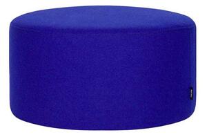 NOO.MA Modrý nizký taburet Folk Pouf 50 × 50 × 25 cm