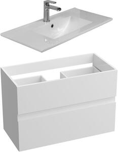 Set skříňka z koupelnové sady LaVita Arizona 5908211400730, umyvadlo LaVita Floryda 5908211485034